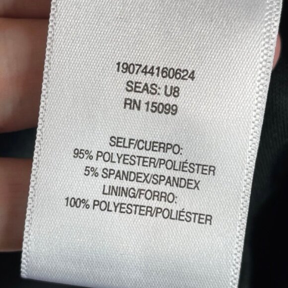 BONGO | Black Floral Mini Shirt Dress Short Sleeve Purple Flowers | Size L - Picture 6 of 9